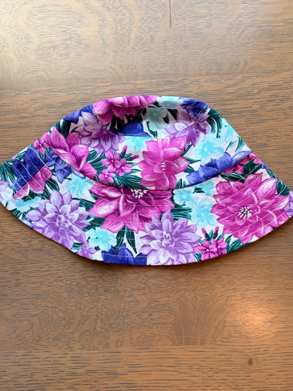 Janie and Jack Floral Baby Sunhat - 0-6 Months